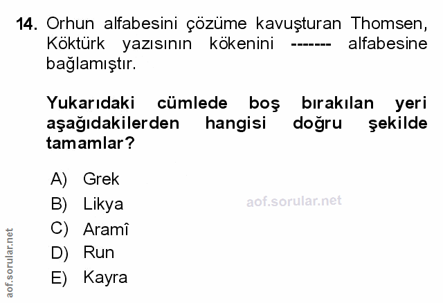 Soru 14