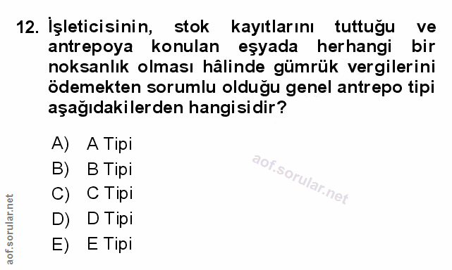 Soru 12