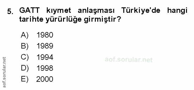 Soru 5