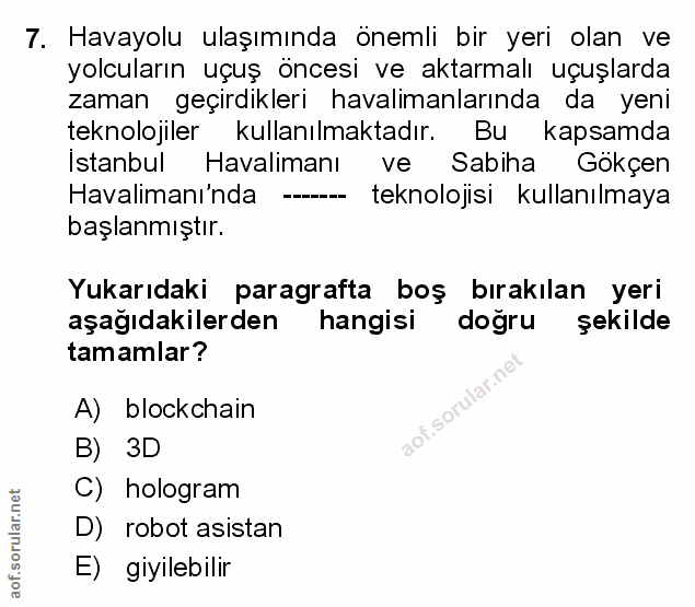 Soru 7