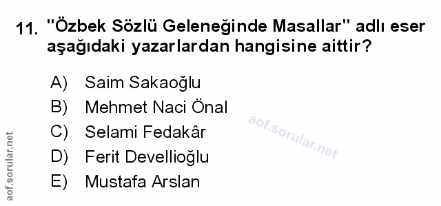 Soru 11