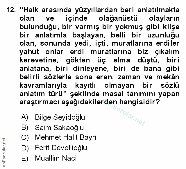 Soru 12