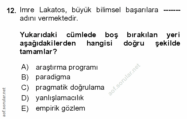 Soru 12
