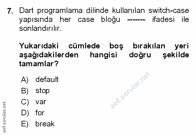 Soru 7
