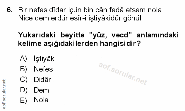 Soru 6