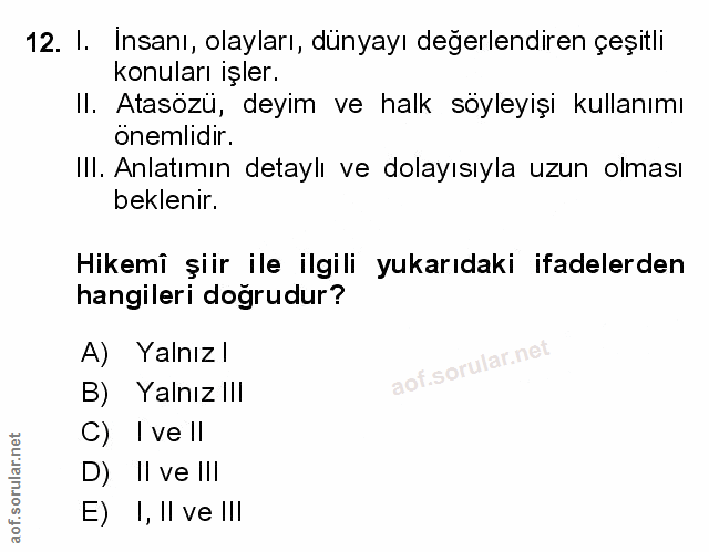 Soru 12