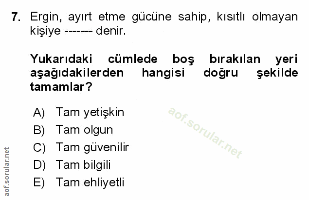 Soru 7