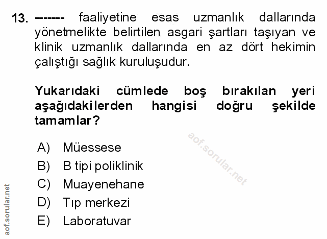 Soru 13