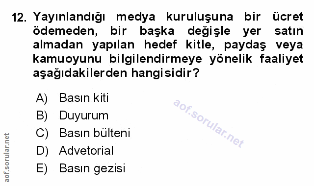 Soru 12