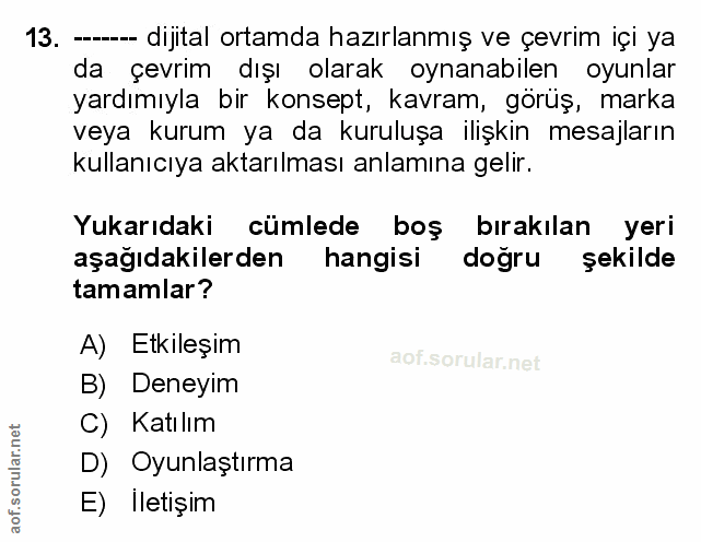 Soru 13