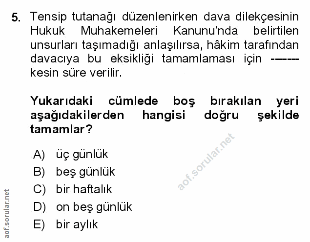Soru 5