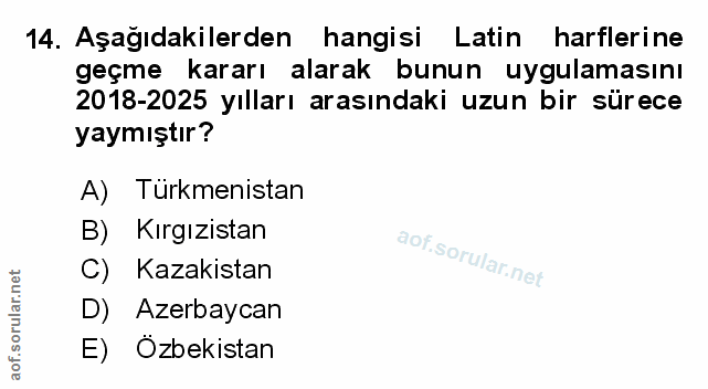 Soru 14