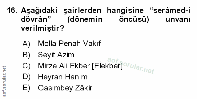 Soru 16