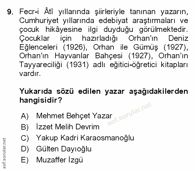 Soru 9