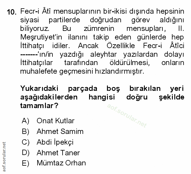 Soru 10