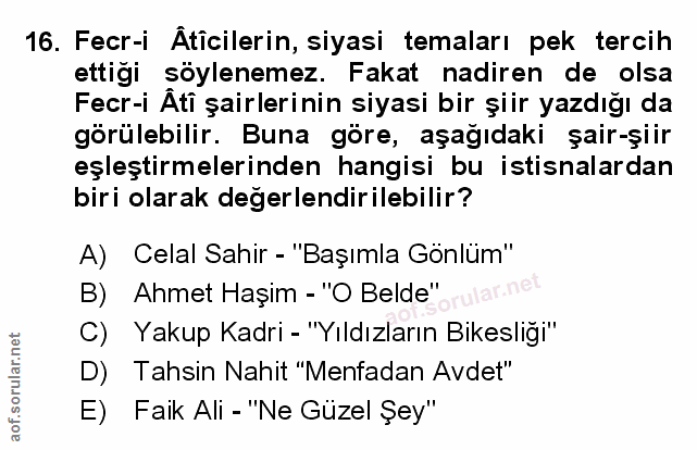 Soru 16