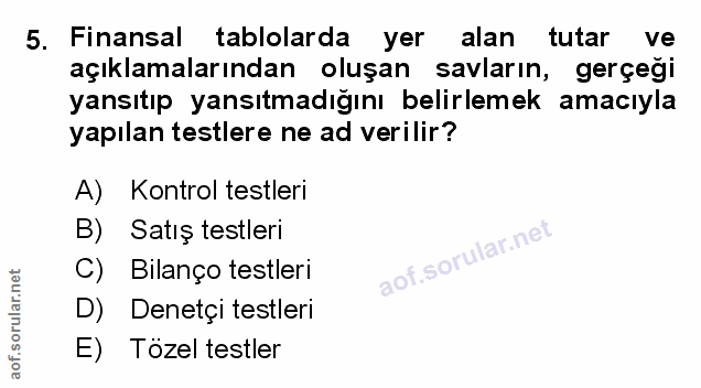 Soru 5