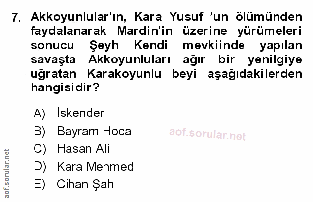 Soru 7