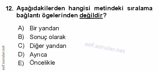 Soru 12