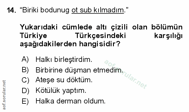 Soru 14