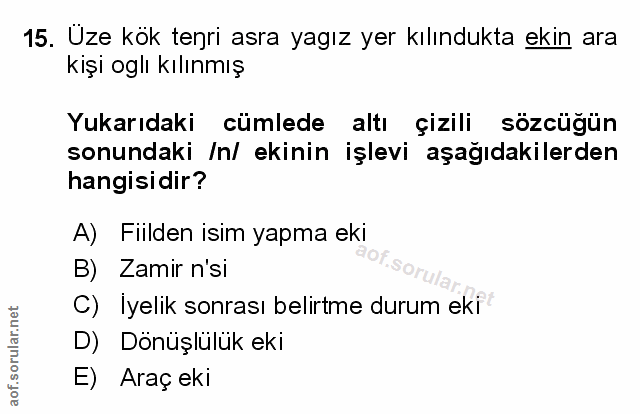 Soru 15