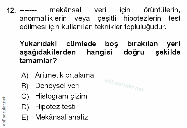 Soru 12