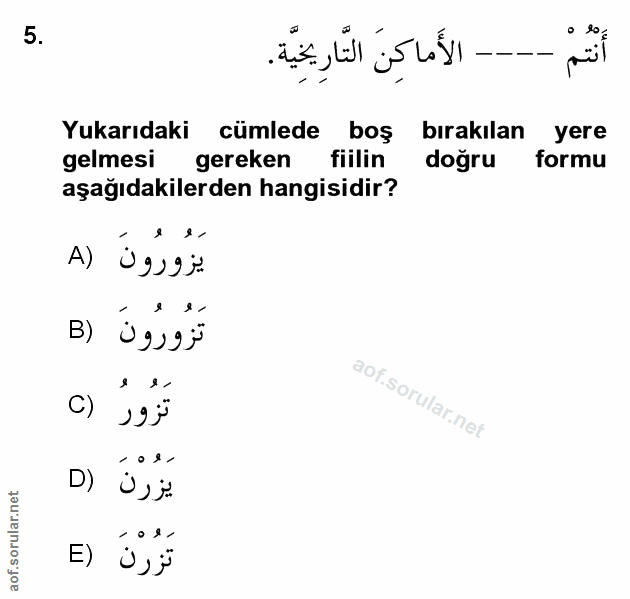 Soru 5