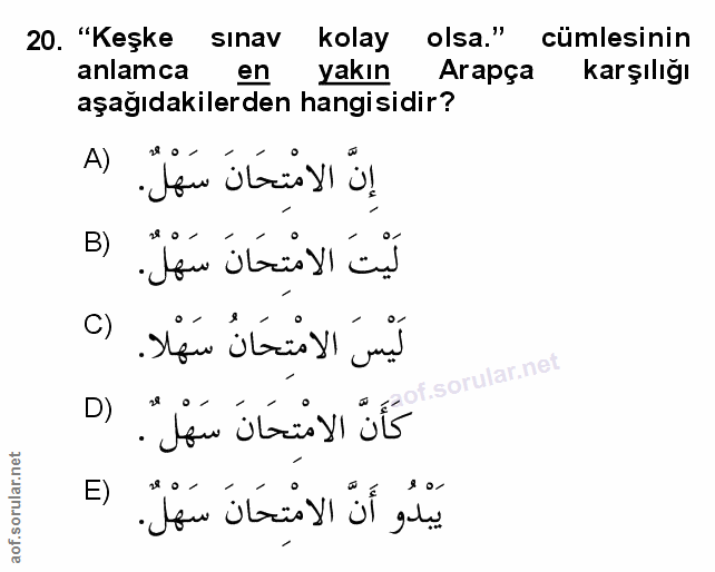 Soru 20