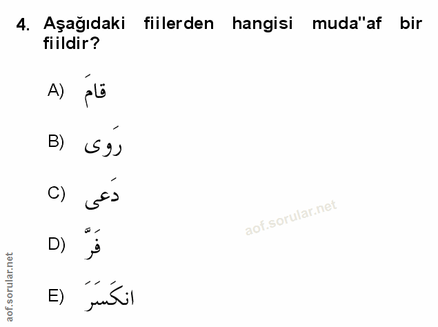 Soru 4