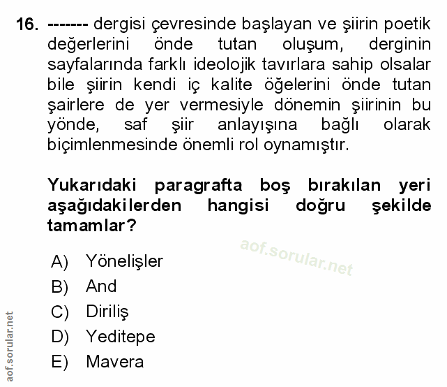 Soru 16