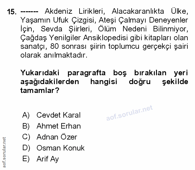Soru 15