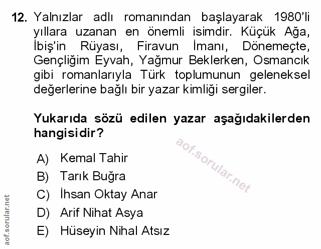 Soru 12