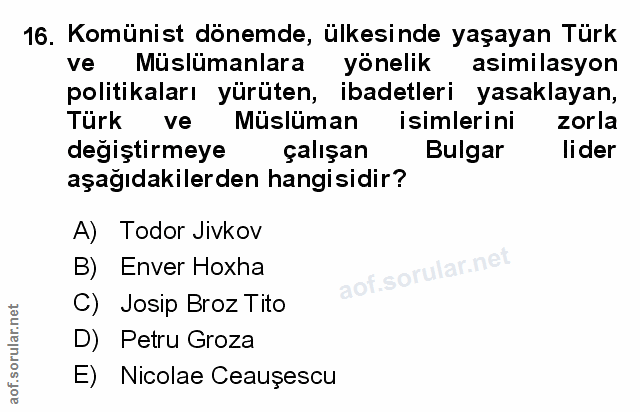 Soru 16