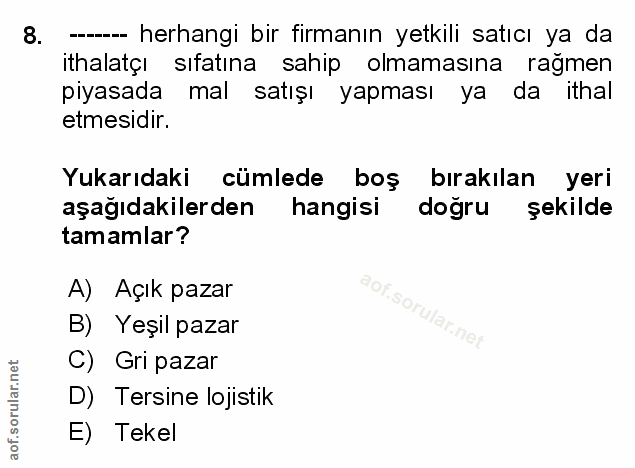 Soru 8