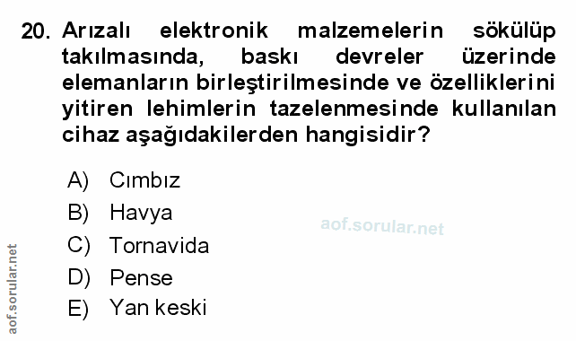 Soru 20