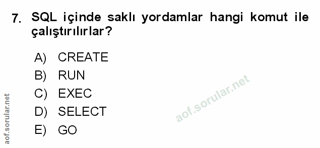 Soru 7