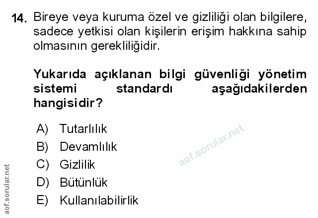 Soru 14