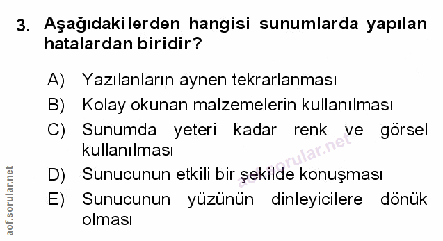Soru 3