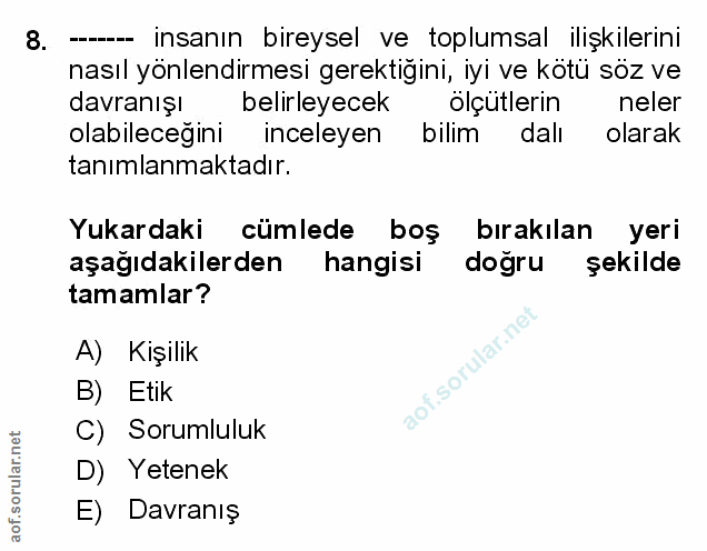Soru 8