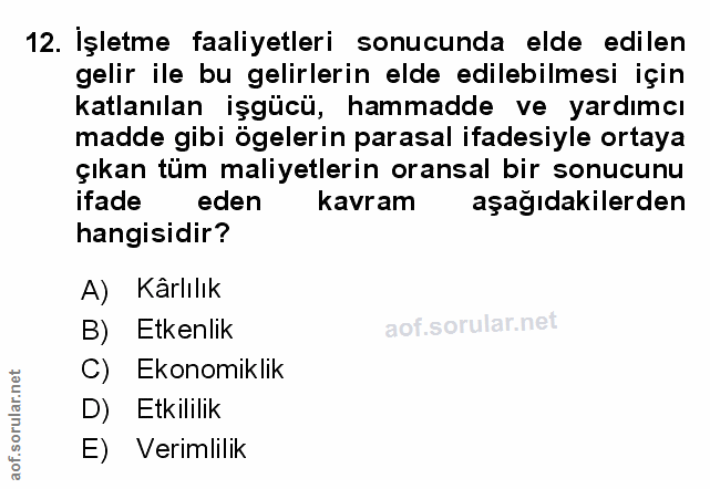 Soru 12