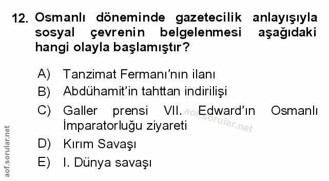 Soru 12