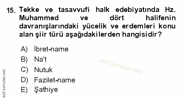 Soru 15