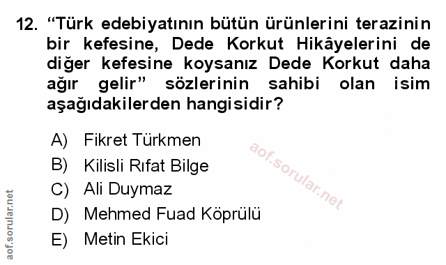Soru 12