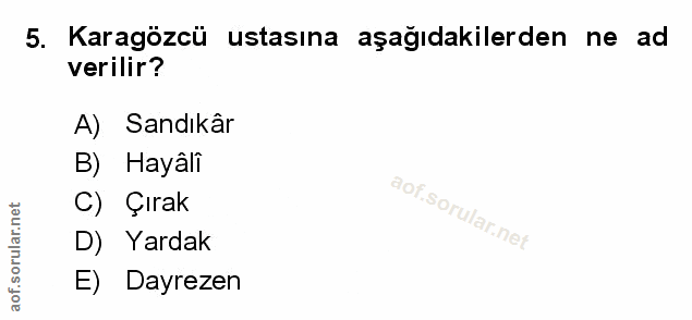 Soru 5