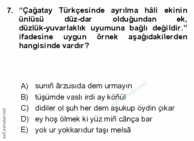 Soru 7