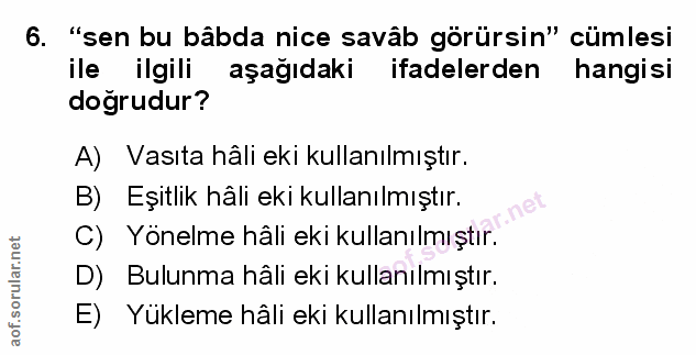 Soru 6