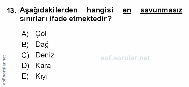 Soru 13