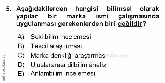 Soru 5