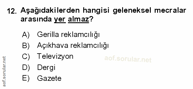 Soru 12