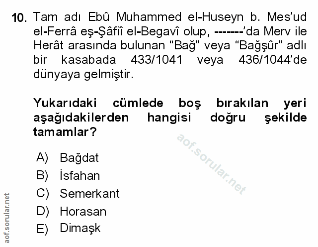 Soru 10